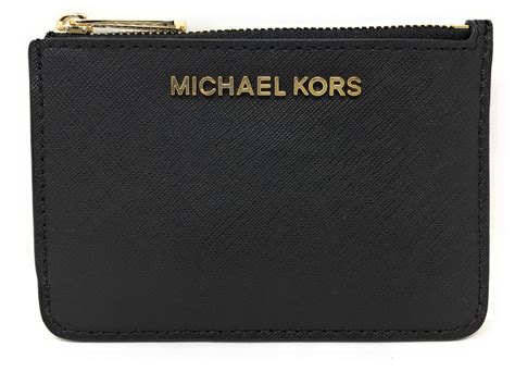 leather michael kors wallet|michael kors small black wallet.